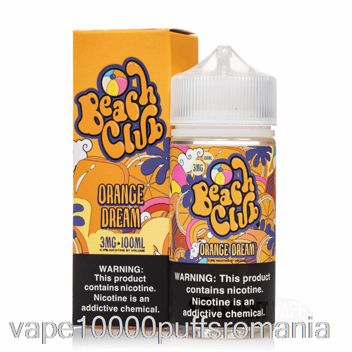 Vape Romania Orange Dream - Club De Plaja - 100ml 12mg